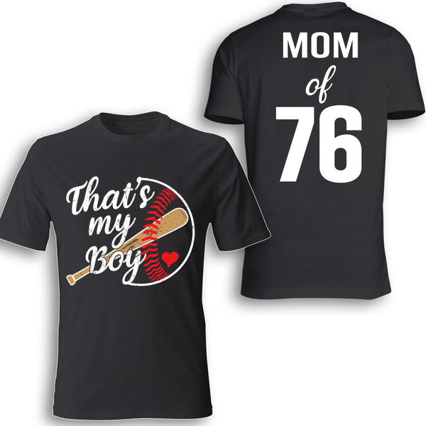 Custom Baseball Mom - Personalized Shirt - Mother's Day - Gift For Mom, Mother - NNH0307B02SA