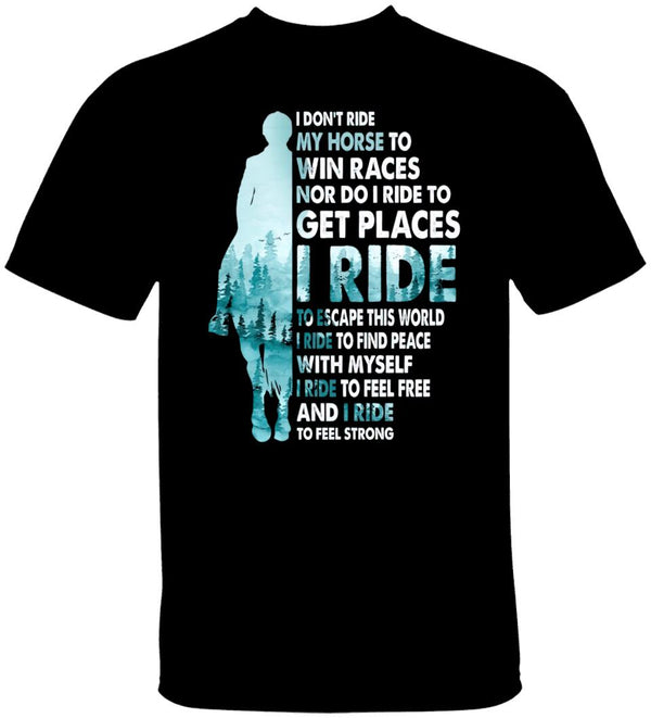 Horse T-Shirt Love Horse T-Shirt, Riding Horse Gifts, Gift For Horse Lovers NTT0801B19
