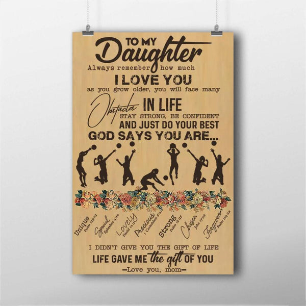 Volleyball Poster, Canvas Vintage Style NTB0407B07