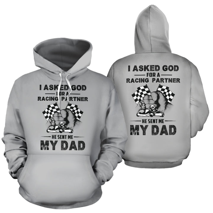 Son Asks God Kart Racing Hoodie - i01a0122d01kara - Unitrophy