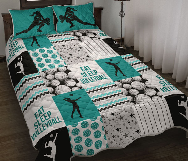 Volleyball Quilt Blanket, Quilt Bedding Set  NTB0407B10