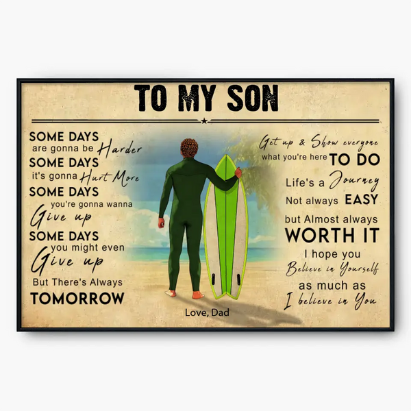 Surfing Poster, Canvas with custom Appearance, Surfing Gift, Gifts For Surfers, Sport Gifts For Son and Daughter, Surfing Lover Gifts Lovers LLL0707C02HV