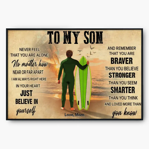 Surfing Poster, Canvas with custom Landscapes & Appearance, Surfing Gift, Gifts For Surfers, Sport Gifts For Son and Daughter, Surfing Lover Gifts Lovers LLL0711C02HV