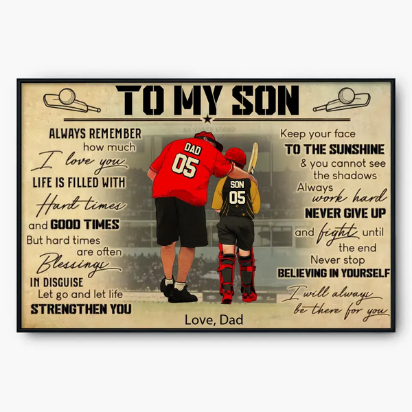 Cricket Poster With Custom Apperarance, Canvas Cricket Gift, Gifts For Cricket Lovers, Sport Gifts For Son, Cricket Lovers Gifts HTL0720C02DP