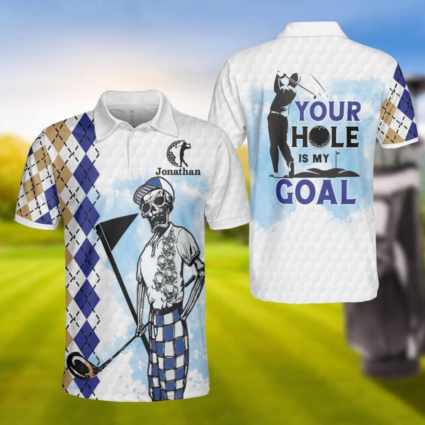 Personalized Golf Polo Shirt with custom Name, Golf Shirts For Men - NNH0125B03SA