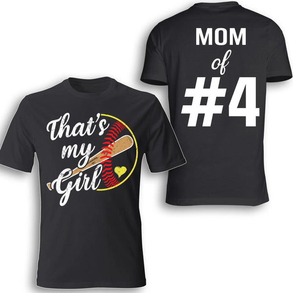 Custom Softball Mom - Personalized Shirt - Mother's Day - Gift For Mom, Mother - NTB0324B03DP