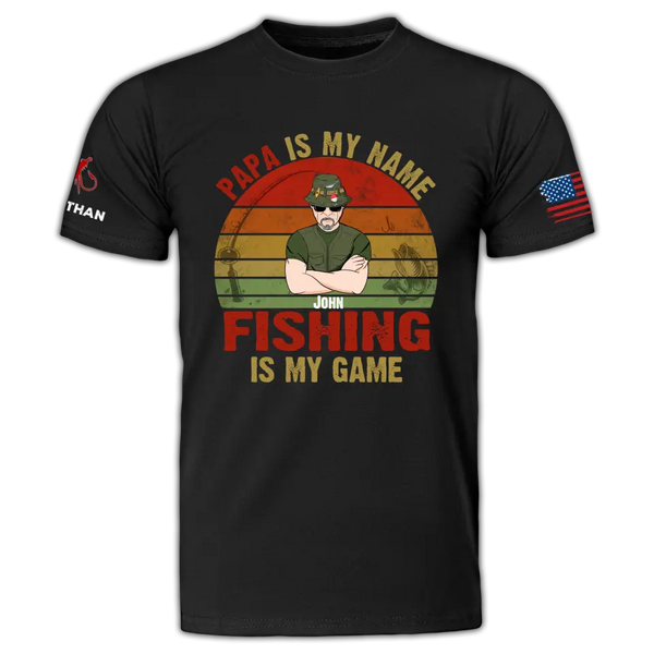 Custom Personalized Fishing Apparel with custom Name & Appearance, Fishing Gifts For Dad, Gifts For Fishing Dad LLL0516C01HV