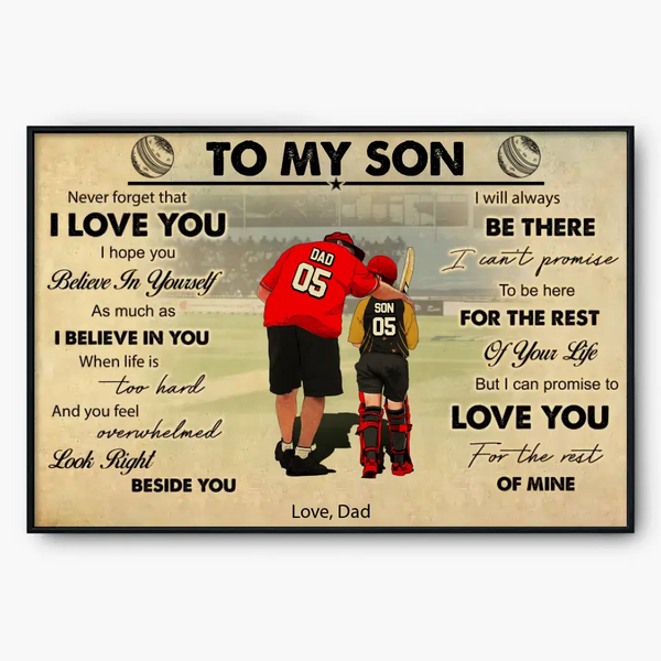 Custom Personalized Cricket Poster, Canvas, Cricket Gift, Gifts For Cricket Lovers, Sport Gifts For Son And Daughter, Cricket Lovers Gifts HTL0720C01HV