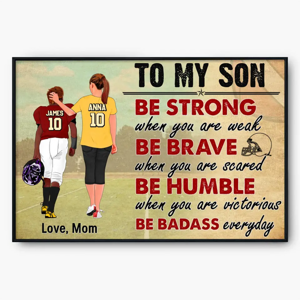Custom Personalized Soccer Poster, Canvas, Soccer Gifts, Gifts For Soccer Lovers, Sport Gifts For Sons, Soccer  Lovers Gifts LLL0726C02HV