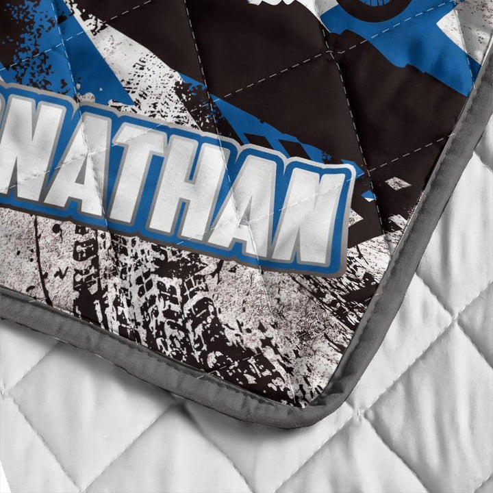 Motocross Racing Name & Number Personalized Quilt Bedding Set Dbq0821A04Dn - Unitrophy