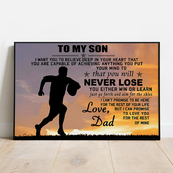 Rugby Poster, Canvas Rugby Gifts, Gifts For Son NTB0517B11