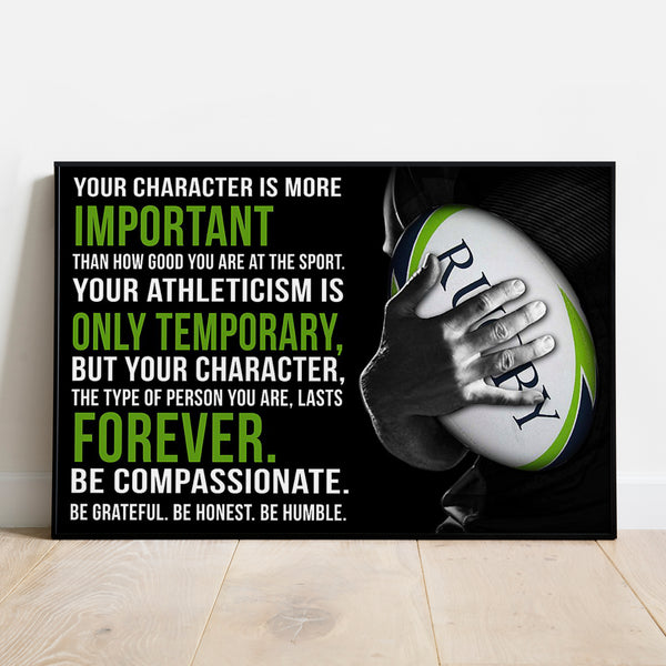 Rugby Poster, Canvas Rugby Gifts NTB0517B13