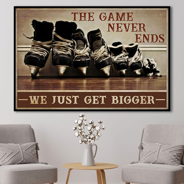 Ice Hockey Poster, Canvas Hockey Gifts NTB0522B16