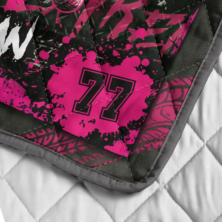 ATV Name Number Personalized Pink Quilt Bedding Set Thadp0705201 - Unitrophy