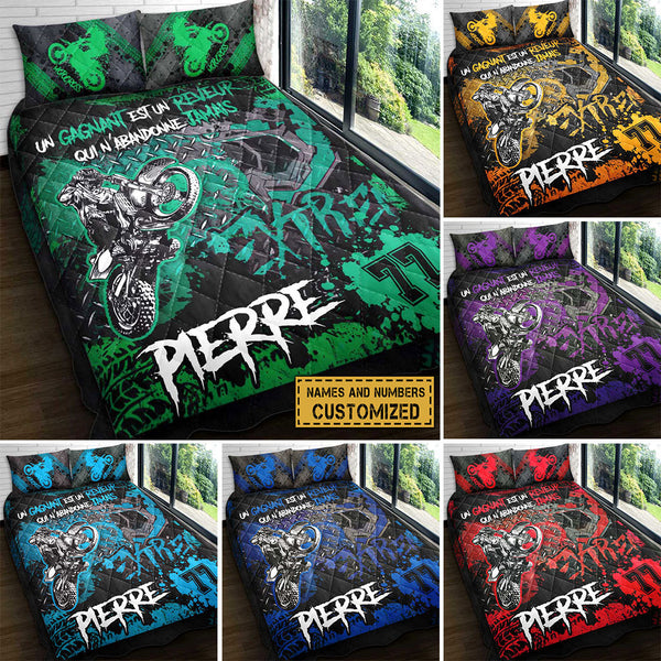 Motocross Name & Number Personalized Quilt Thadp0906202